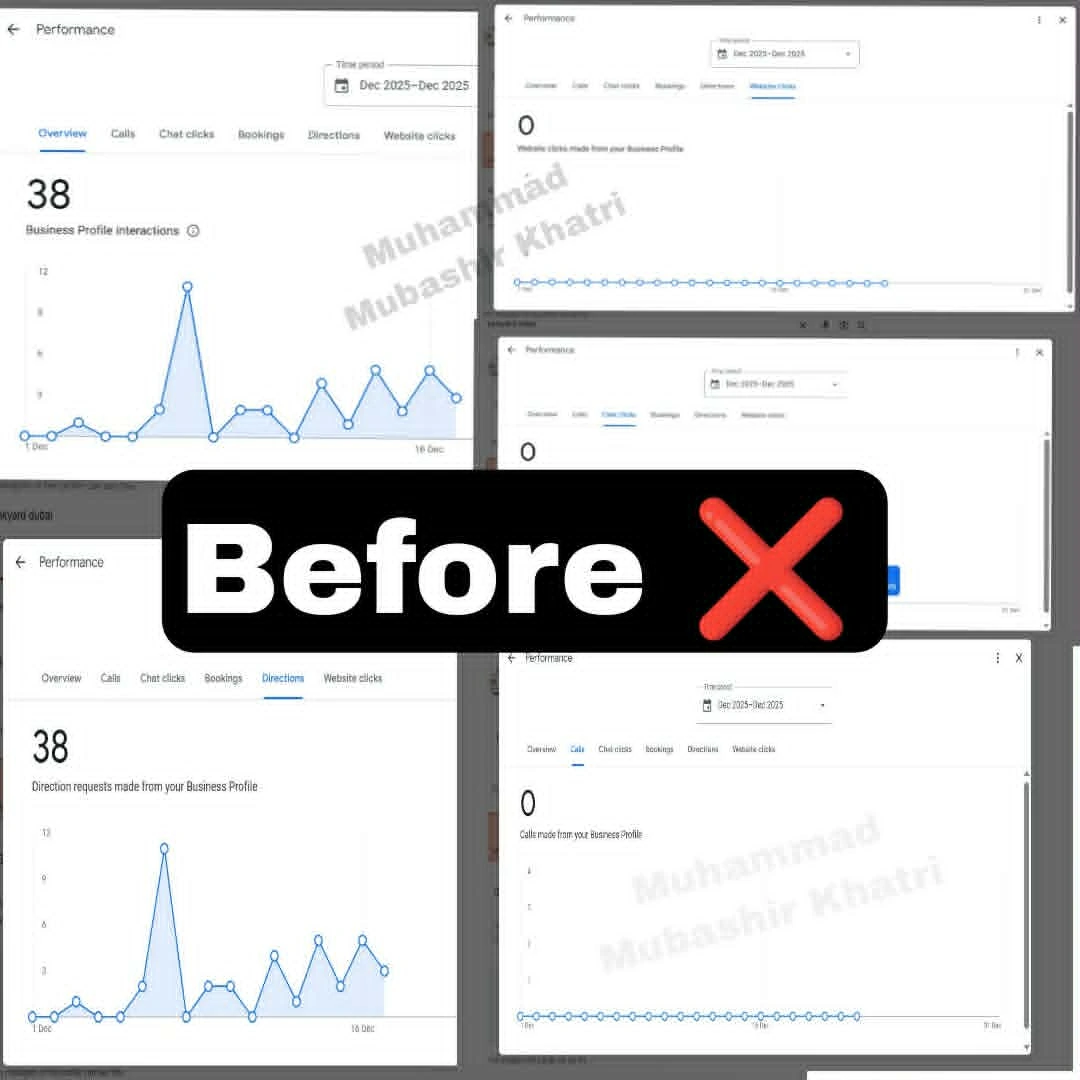 Google Maps ranking before optimisation showing position 87